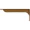 Ekena Millwork Embrey Steel Bracket, Hammered Gold 2"W x 16"D x 6 1/2"H BKTM02X16X06EBHGO - alternate 5